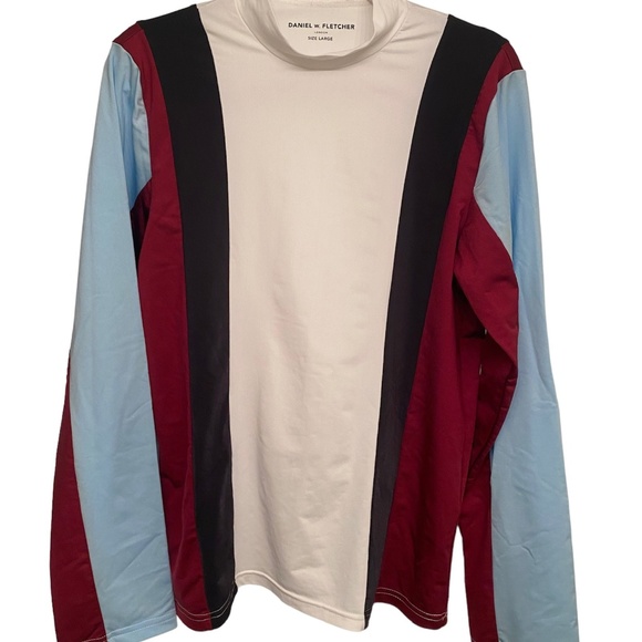 Daniel W. Fletcher Other - Daniel W Fletcher Polyester Colour Bar Crewneck Shirt